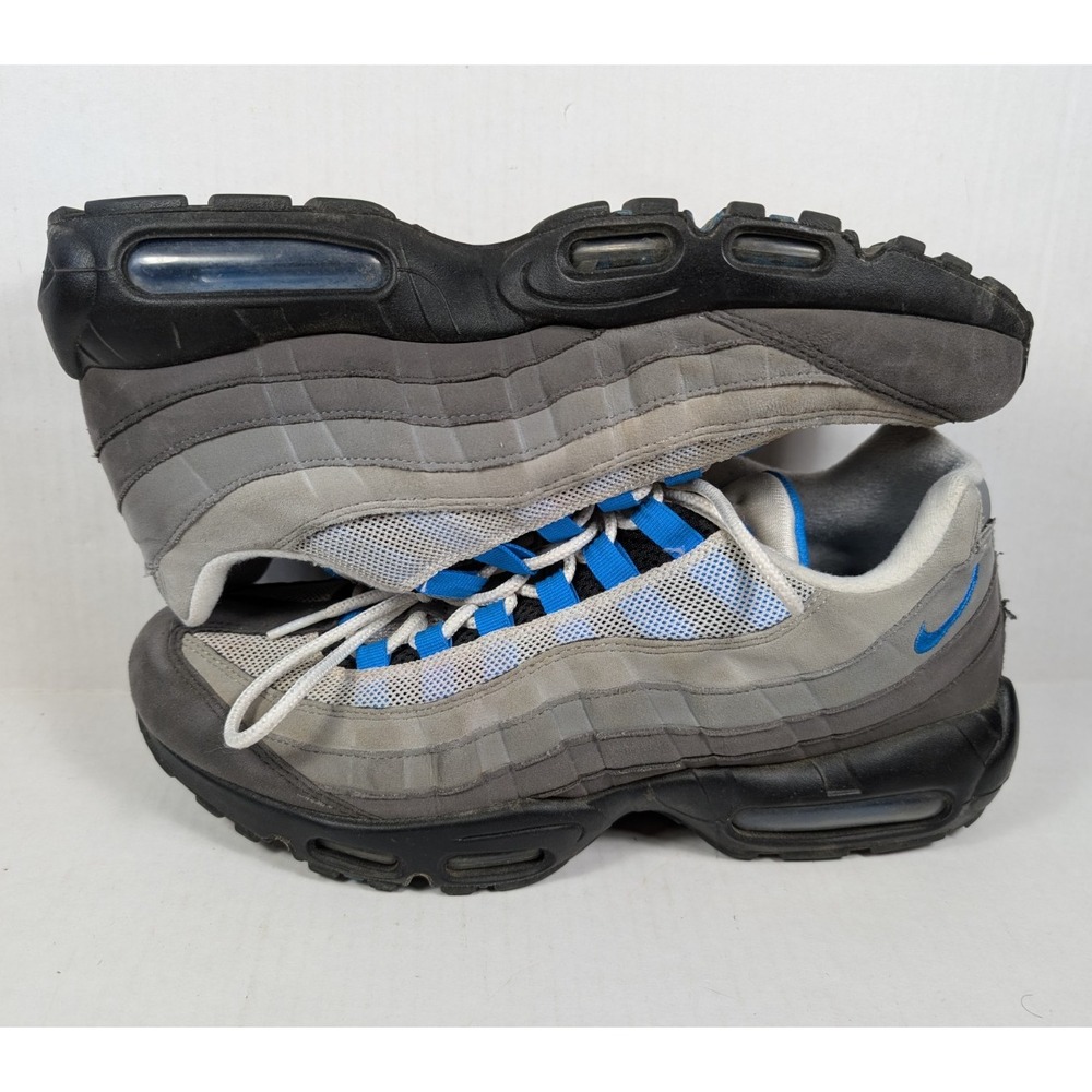 Nike Air Max 95 OG Crystal Blue Mens Size 11 AT8696-100 Gray Sneakers Shoes - Picture 5 of 8